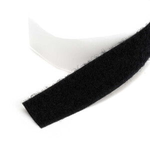 Dondo reclosable fastener hook and loop black 20mm
