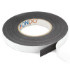 Foam tape double-sided black 25mm