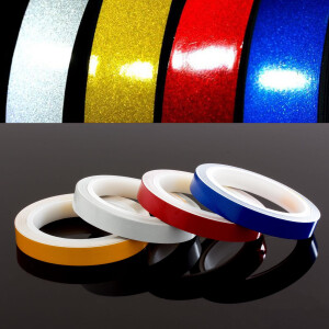Reflektorband selbstklebend reflektierend Warnung Reflexfolie silber Farben 